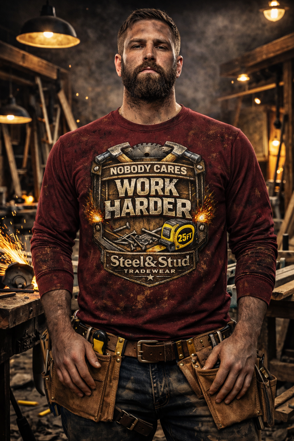 Nobody Cares Work Harder- Framing